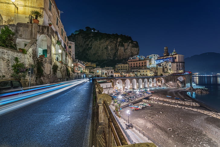 night, the city, Atrani - Amalfi Coast