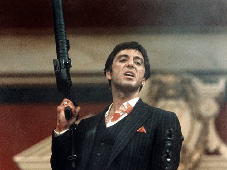 Movie, Scarface, one person, focus on foreground, front view, HD wallpaper