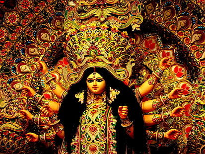 HD wallpaper: Happy Navratri Maa Durga Images For Hd Wallpaper 1920×1200 |  Wallpaper Flare