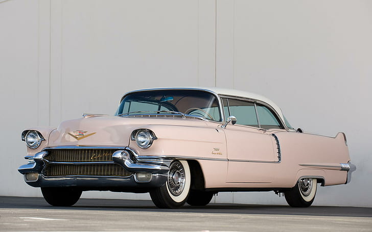 1956 Cadillac Series 62, peach classic car, cars, 1920x1200, HD wallpaper