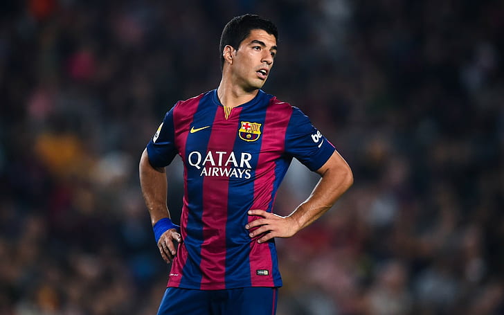 Luis Suarez, Barcelona, the striker, sports, footbal, HD wallpaper