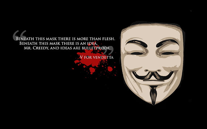 V for Vendetta Mask HD, guy fawkes mask, movies