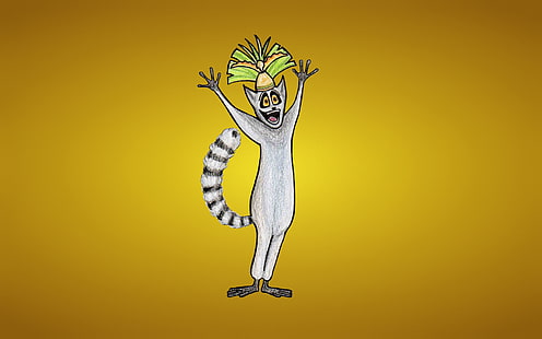 king julien madagascar coloring page - Clip Art Library