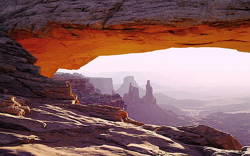 HD wallpaper: brown canyon, rocks, desert, valley, windows 7, seven, rock -  object | Wallpaper Flare