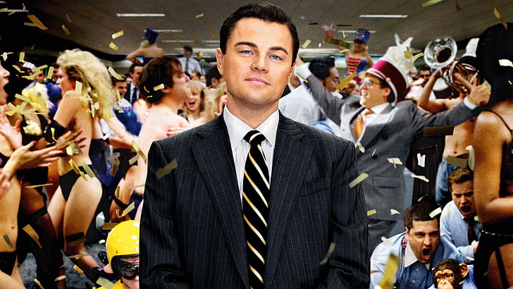 the wolf of wall street, crowd, group of people, large group of people