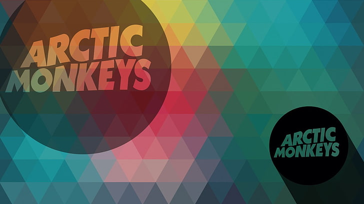 Arctic Monkeys logo, colorful, text, communication, western script