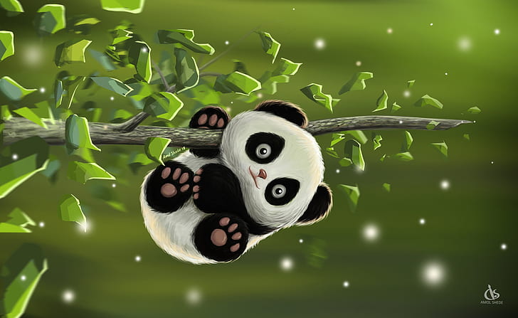 Cute Panda Wallpaper Wall Art for Sale  Redbubble