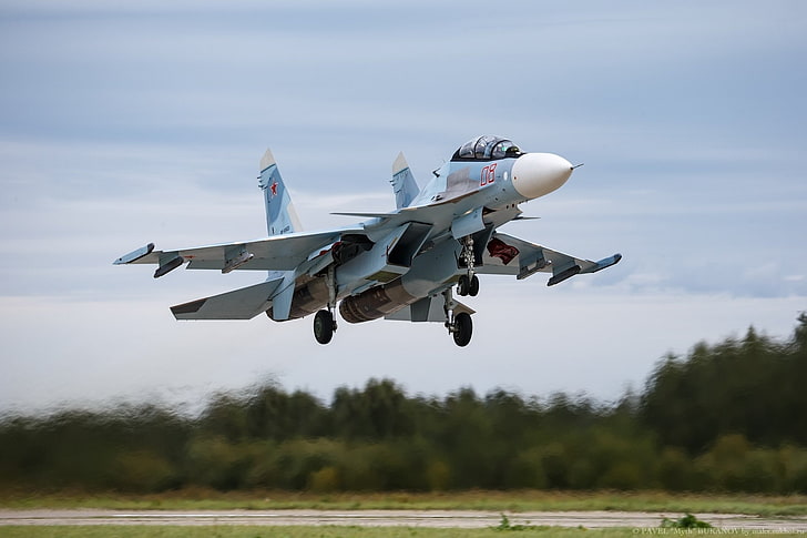 Jet Fighters, Sukhoi Su-30, Aircraft, Warplane