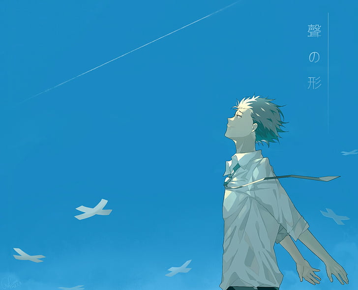 Anime, Koe No Katachi, Shouya Ishida, HD wallpaper