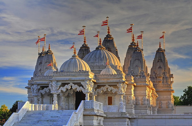 HD wallpaper: Temples, Shri Swaminarayan Mandir, England, London | Wallpaper  Flare