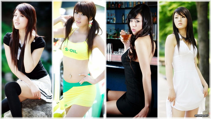 women hwang mi hee asians korean 1920x1200  People Hot Girls HD Art