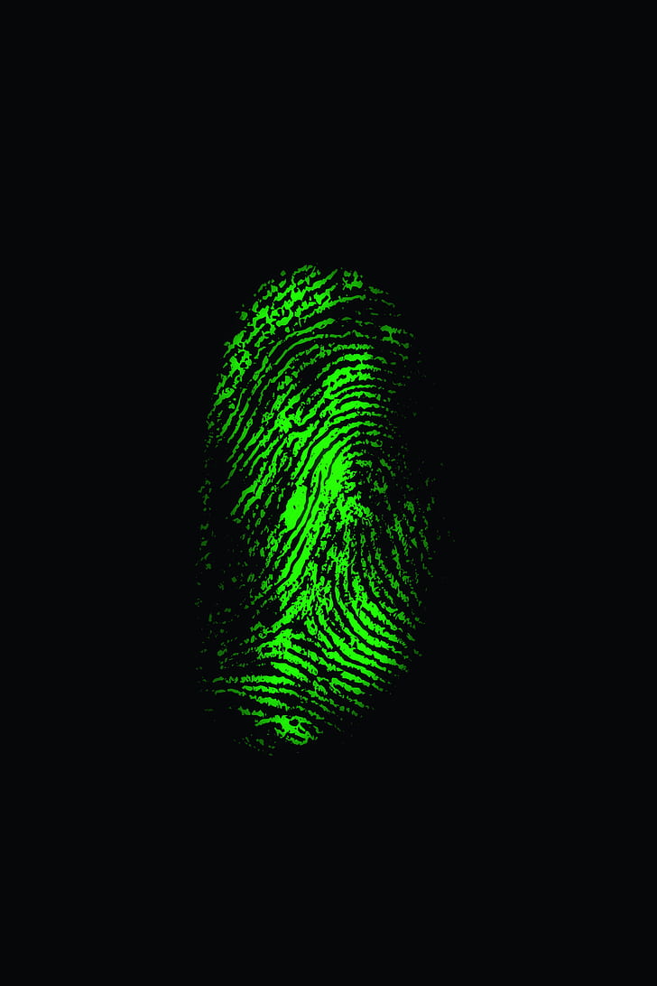 HD wallpaper: fingerprint, scanner, green, trace | Wallpaper Flare