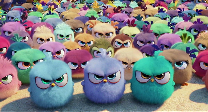Angry Birds, The Angry Birds Movie, Colorful, HD wallpaper