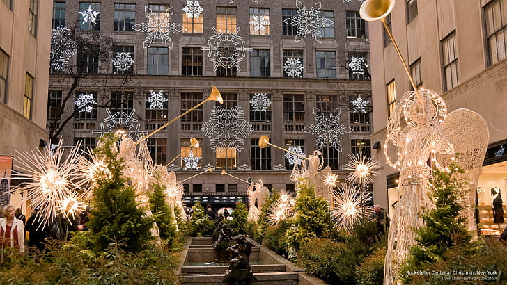 Rockefeller Center at Christmas, New York, Holidays