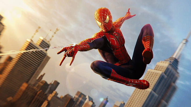 Spider-Man, Tobey Maguire, movies, superhero, Marvel Comics, HD wallpaper