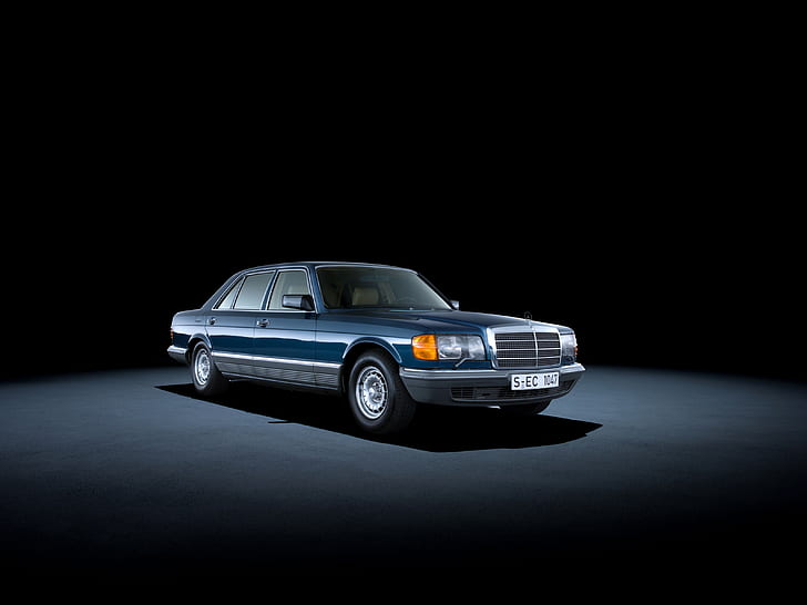 Mercedes-benz Retro 1980-85 500 Sel Blue