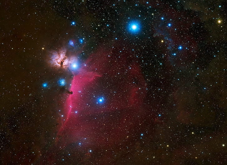 4K, Horsehead Nebula, Universe, Stars, 5K, Galaxy, HD wallpaper