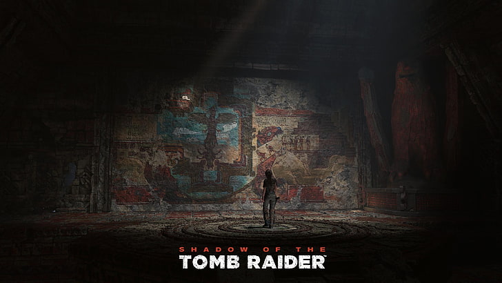 Lara Croft, Shadow of the Tomb Raider, video games, text, communication, HD wallpaper