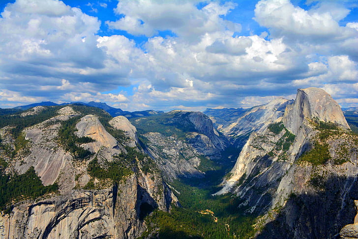 apple, 4k, OSX, forest, 8k, mountains, Yosemite, 5k