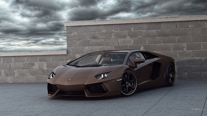 Lamborghini Aventador, car, motor vehicle, mode of transportation, HD wallpaper