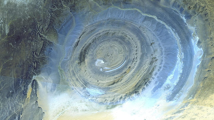 Photography, Aerial, Richat Structure