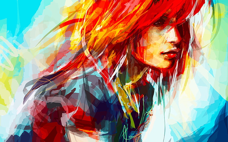 red-haired animated character wallpaper, women, redhead, Hayley Williams