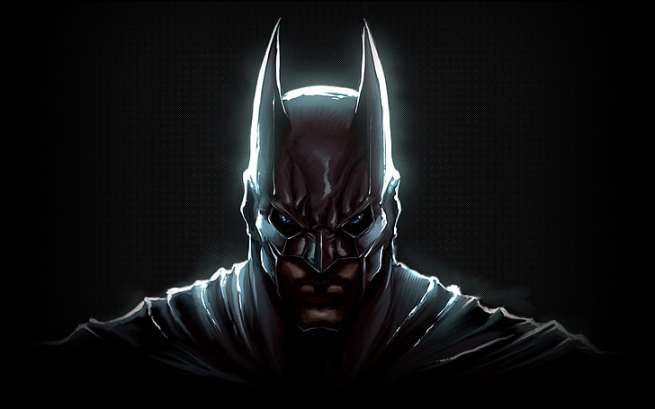 batman ipad  retina, one person, portrait, black background