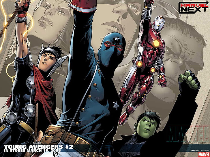 Young Avengers HD, comics