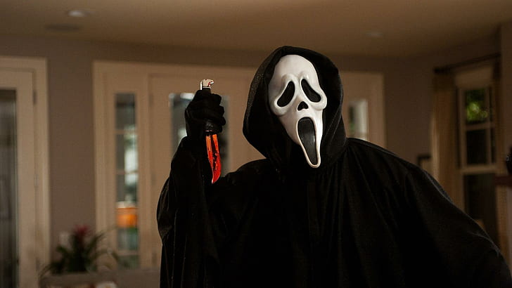 Ghostface in Scream, movies, HD wallpaper