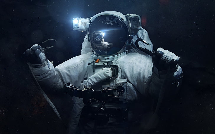 Vadim Sadovski, astronaut, digital art, 500px, space, one person