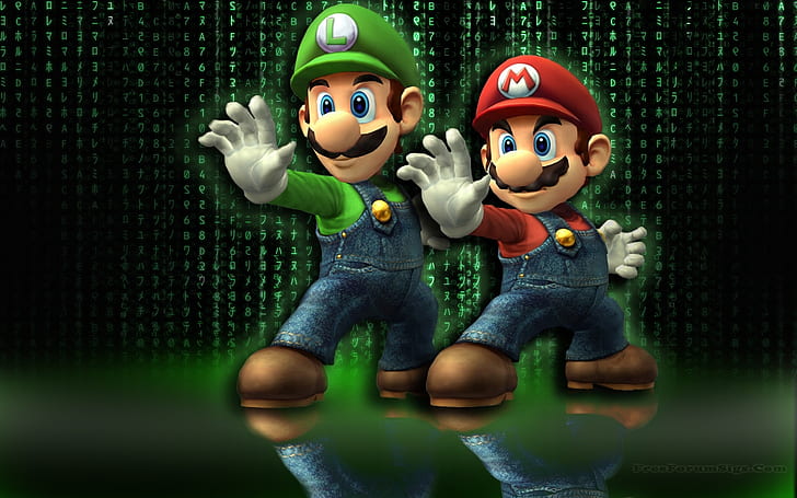 mario and luigi matrix Luigi Mario snes HD, games