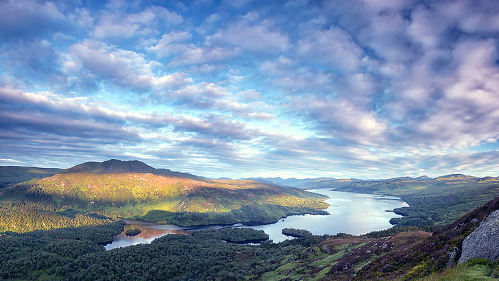 Loch Katrine In The Trossachs Is A Freshwater Lake In The Area Of Stirling, Scotland Loch Is 11 Miles Long And A Mile Wide, HD wallpaper