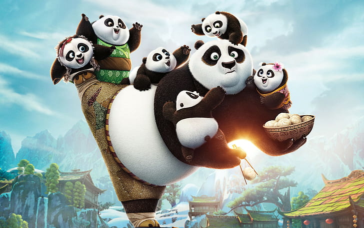 Kung Fu Panda 3, hd background, best, HD wallpaper