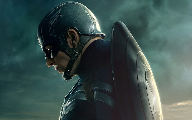 Chris Evans Captain America 2, captain america, HD wallpaper