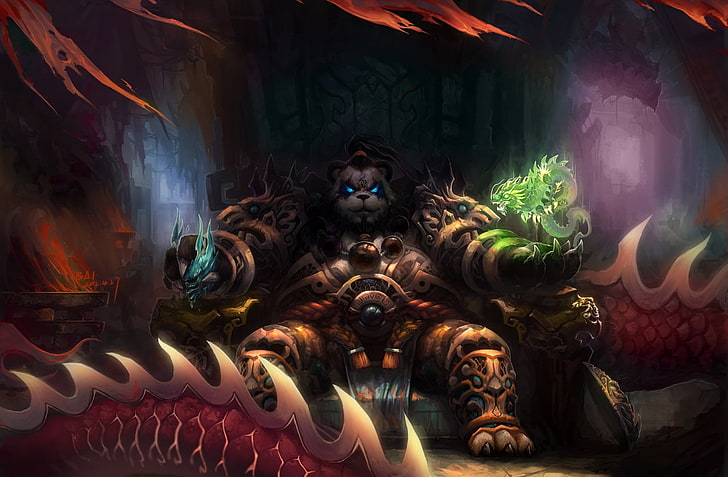 World of Warcraft, fan art, art and craft, representation, indoors, HD wallpaper