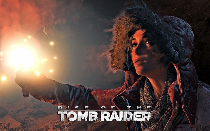 Rise of the Tomb Raider, Lara Croft, night, firelight