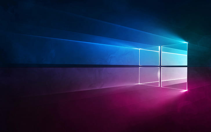 blue, Gradient, microsoft, Purple, Windows 10 HD wallpaper