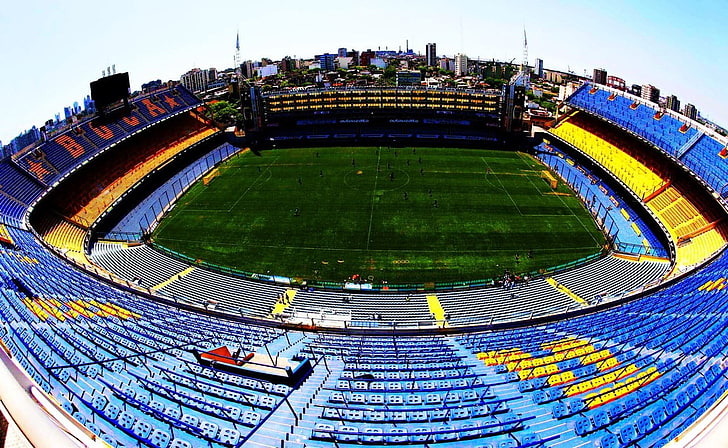 HD wallpaper: green and blue stadium, La Bombonera, Boca Juniors,  architecture | Wallpaper Flare