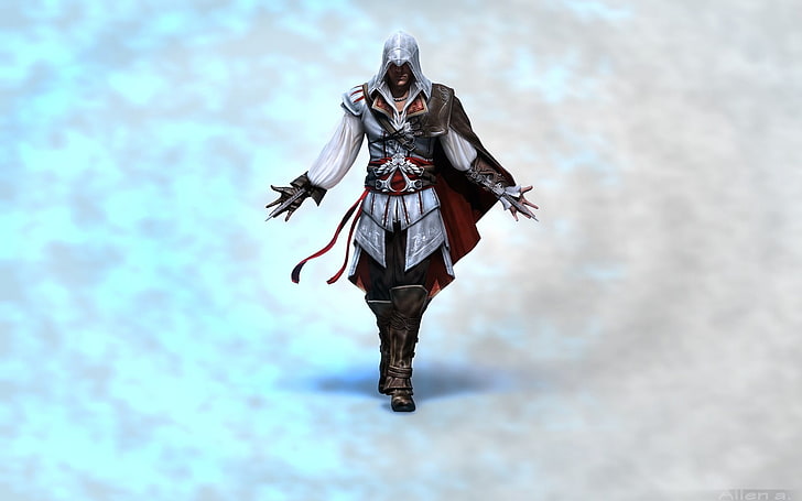 Assassin's Creed Ezio, Elzio of Assassin's Creed series, Assassin's Creed II, HD wallpaper