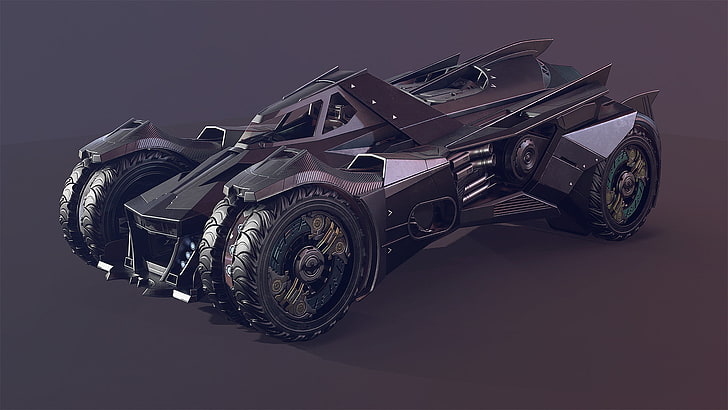 Batmobile illustration, Batman, Batman: Arkham City, video games, HD wallpaper
