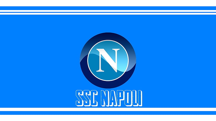 SSC Napoli logo, sports, Italy, soccer clubs, blue, symbol, geometric shape, HD wallpaper