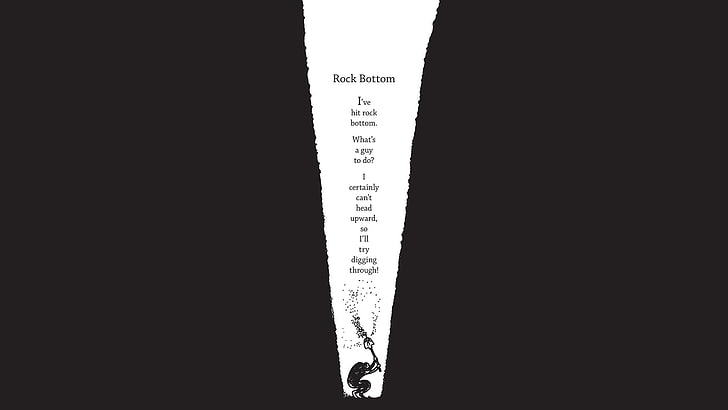 Rock Bottom (from Egghead by Bo Burnham), number, copy space, HD wallpaper
