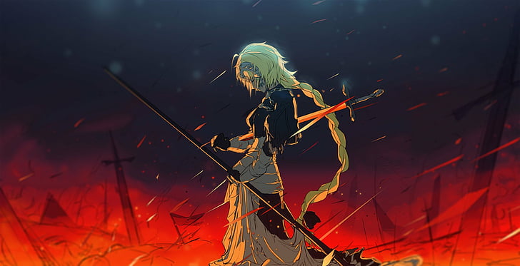 Fate Series, Fate/Grand Order, Blonde, Jeanne d'Arc (Fate Series), HD wallpaper