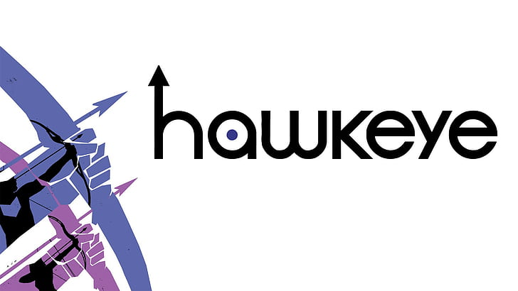 Hawkeye HD, hawkeye logo, comics, HD wallpaper