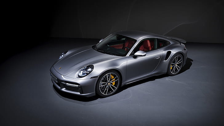 Porsche 911 Turbo S, car, vehicle, spotlights, HD wallpaper
