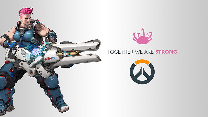 Together we are strong logo, Blizzard Entertainment, Overwatch, HD wallpaper