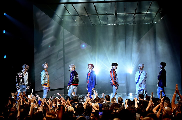 HD wallpaper: BTS, Jin bts, Jhope, Jungkook, Taehyung, RM , Suga, Jimin,  crowd | Wallpaper Flare
