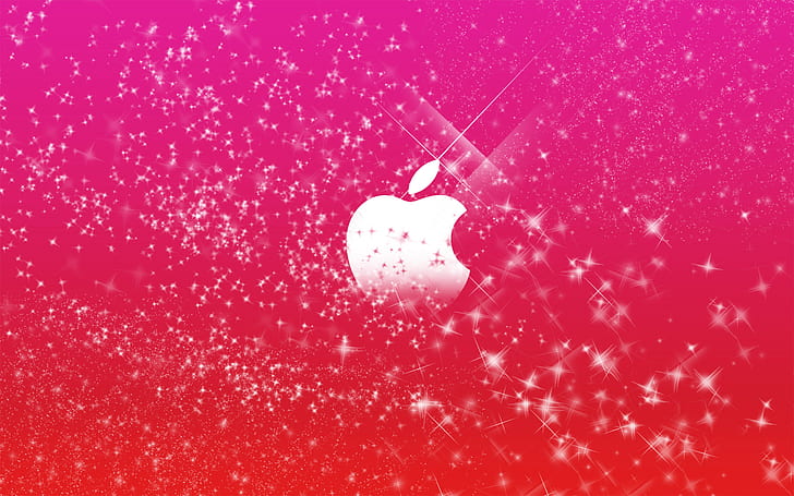 HD wallpaper: Apple Logo in Pink Glitters | Wallpaper Flare