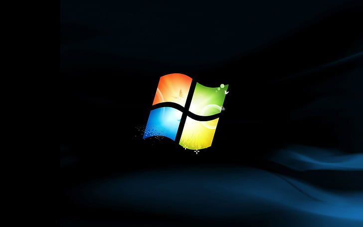 Microsoft Windows, logo, Windows 7, operating system, HD wallpaper