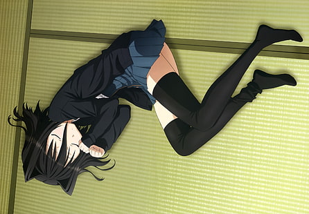 Premium AI Image | Cute anime girl sleep in the sky-demhanvico.com.vn